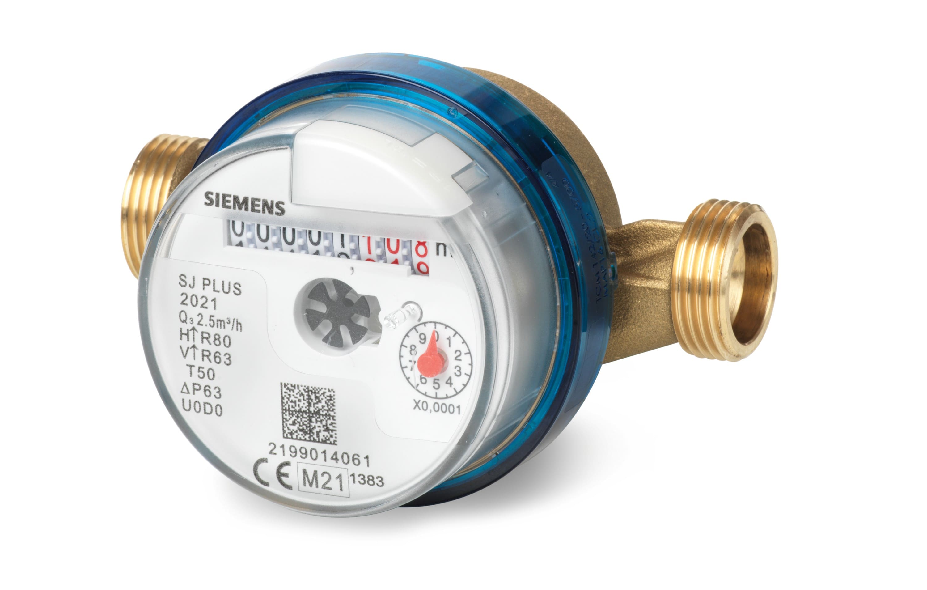 Siemens IBT - Compteur d'eau chaude 2.5m3 h 80mm