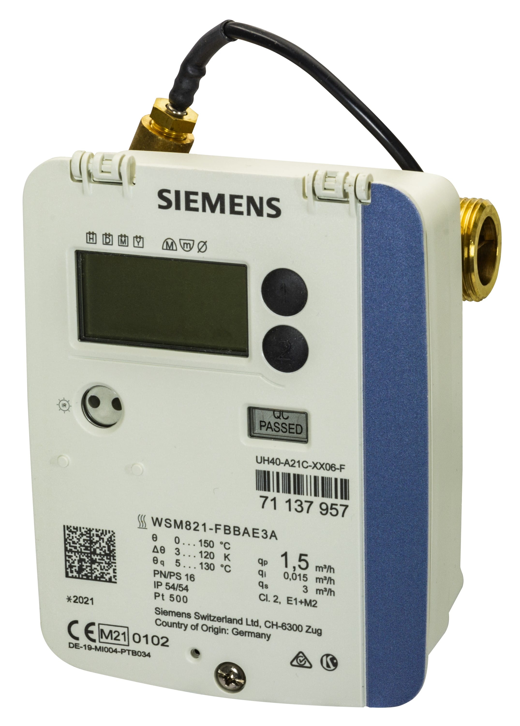 Siemens IBT - Compt. Ener.UltraS.Ch. 2.5m3 h bat.M-bus