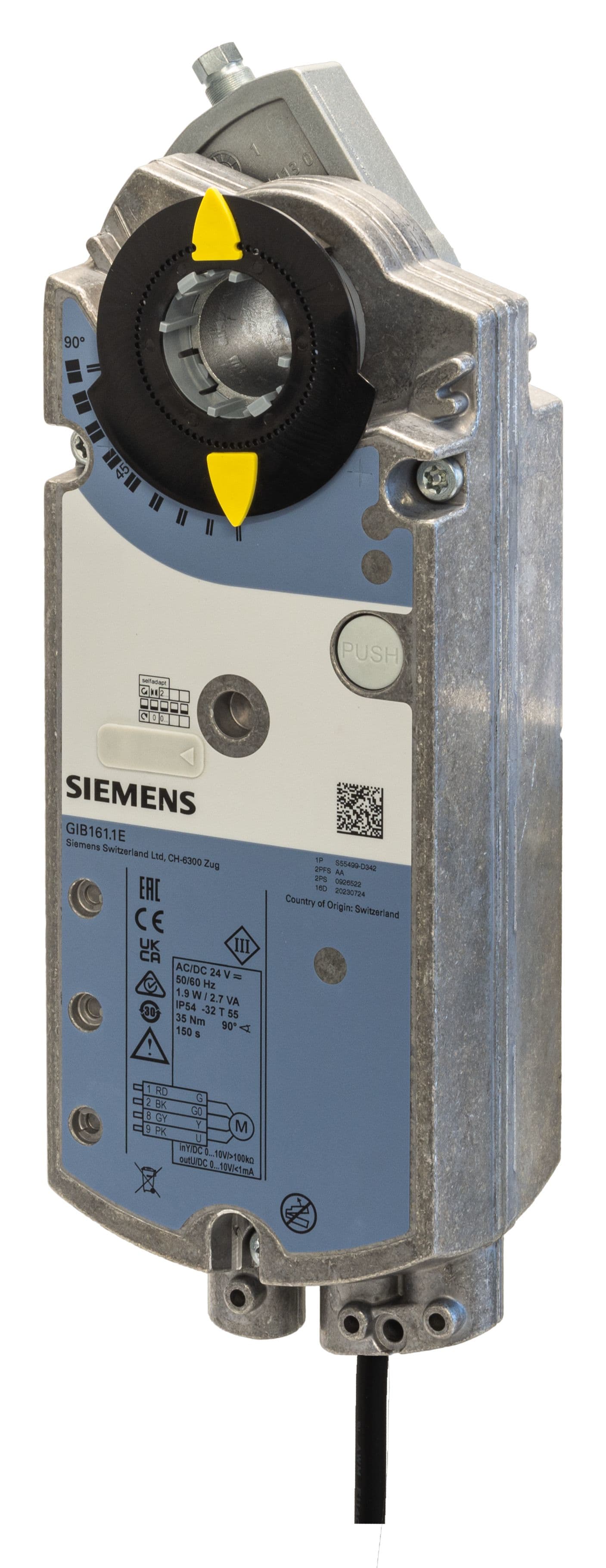 Siemens IBT - ServoM 35Nm 0 2..10V- 24V Volet rota.
