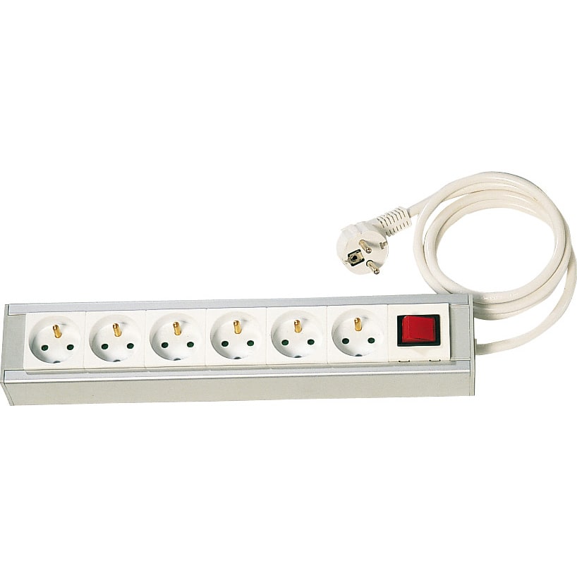 L'Ebenoid - Rack 1,5U 6x16A + inter 1,5m