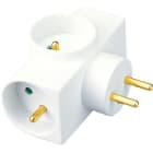 L'Ebenoid - Tridis 16A 2P+T blanc