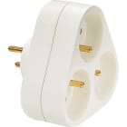 L'Ebenoid - Triplite façade 16A 2P+T blanc