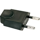 L'Ebenoid - Fiche mâle 6A 2P noir EAN