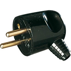 L'Ebenoid - Fiche mâle 16A 2P+T sortie latérale noir EAN