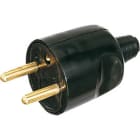 L'Ebenoid - Fiche mâle 16A 2P+T portefeuille noir EAN