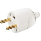 L'Ebenoid - Fiche mâle 16A 2P+T blanc EAN