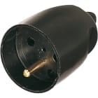 L'Ebenoid - Fiche femelle 16A 2P+T noir EAN