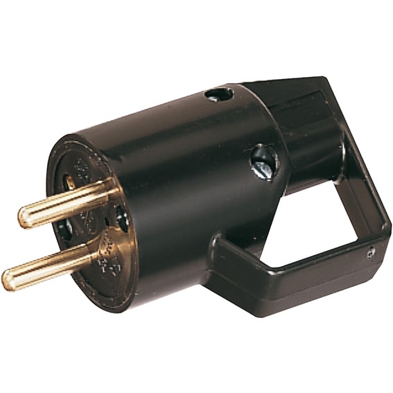 L'Ebenoid - Fiche mâle 16A 2P+T anneau noir