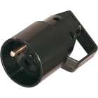 L'Ebenoid - Fiche femelle 16A 2P+T anneau noir