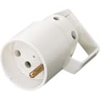 L'Ebenoid - Fiche femelle 16A 2P+T anneau blanc EAN