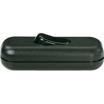 L'Ebenoid - Interrupteur 2A bipolaire bifilaire noir