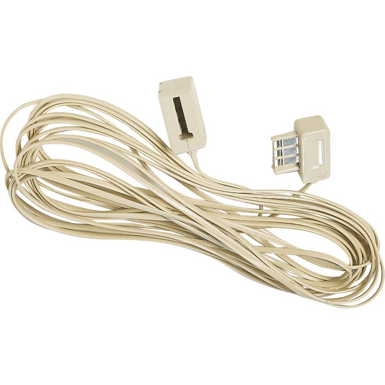 L'Ebenoid - Cordon prolongateur PTT 6 cts 5m ivoire