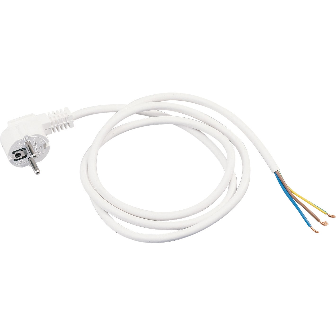 L'Ebenoid - Cordon 16A 2P+T 3G1,5-blanc-3m