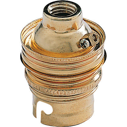 L'Ebenoid - Douille acier laitonné B22 DB M11 EAN