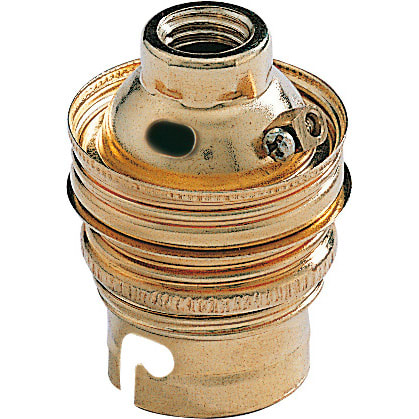 L'Ebenoid - Douille acier laitonné B22 DB M11 PF EAN