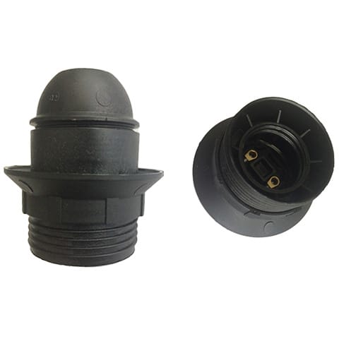 L'Ebenoid - Douille E27 1/2 filetée SB noir M10 EAN