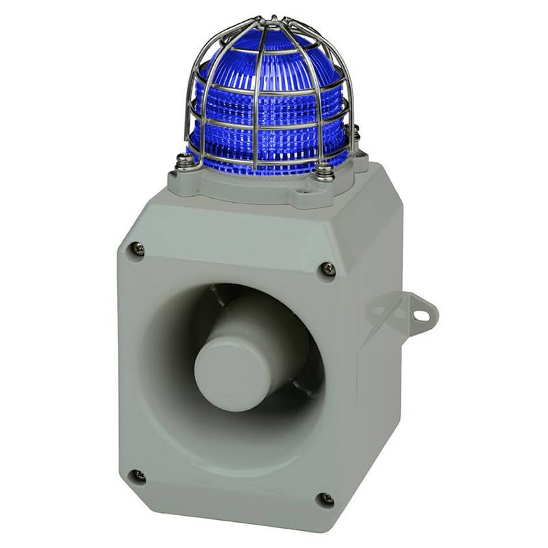 Aet - Combiné Aluminium vocal flash 110dB 5J 12Vcc Bleu IP66