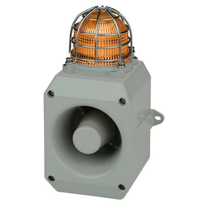 Aet - Combiné Aluminium vocal flash 110dB 5J 24Vcc Orange IP66
