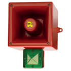 Aet - Diffuseur vocal LED 110dB 120cd 90 260Vca Vert IP66