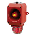 Aet - Combiné xénon 5J/112dB Fonte d'alu 24-28 Vca - Rouge - IP66
