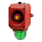 Aet - Combiné fonte alu 112dB feu flash 24Vcc Vert flash 5J IP66