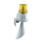 Aet - Trompe 100dB avec feu fixe LED 230Vca optiquejaune IP65