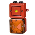 Aet - Combiné xénon 5J/100 dB 115 ±10% Vca - Orange - 10 sons