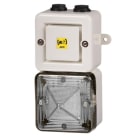 Aet - Combiné LED 100dB - Boitier Blanc 230 ±10% Vca - Transparent- 10 sons