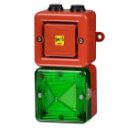 Aet - Combiné LED 100dB 230 +/-10% Vca - Vert - 10 sons