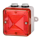 Aet - Feu LED multimode haute luminosité 48-260 Vcc/Vca - Rouge- IP66 - GRIS