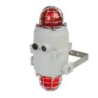 Aet - Double flash 5J grille protection 230Vca optique Rouge/Rouge IP66/67