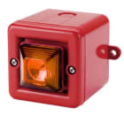 Aet - Mini sirène 104dB feu flash 0.5J 24Vcc optique Orange IP66