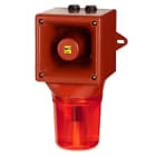 Aet - Combiné LED / 113 dB OPTASON® 10-50 Vcc - Rouge - 64 sons