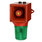 Aet - Combiné LED / 113 dB OPTASON® 90-253 Vcc/Vca - Vert - 64 sons