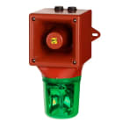 Aet - Combiné Feu tournant/113dB OPTASON® 10-15 Vcc - Vert - 64 sons