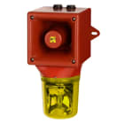 Aet - Combiné Feu tournant/120dB OPTASON® 10-15 Vcc - Jaune - 64 sons