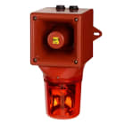 Aet - Combiné Feu tournant/120dB OPTASON® 18-30 Vcc - Rouge - 64 sons