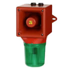 Aet - Combiné LED / 124 dB OPTASON® 207-253 Vca - Vert - 64 sons