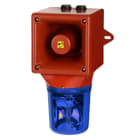 Aet - Combiné Feu tournant/124dB OPTASON® 18-30 Vcc - Bleu - 64 sons