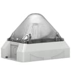 Aet - Feu flash 5J pyramidal 230Vca Transparent IP66