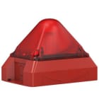Aet - Feu flash 10 J pyramidal SSM 24 Vcc Rouge IP66 - Boitier rouge