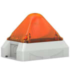 Aet - Feu flash 15J pyramidal 24Vcc Orange IP66