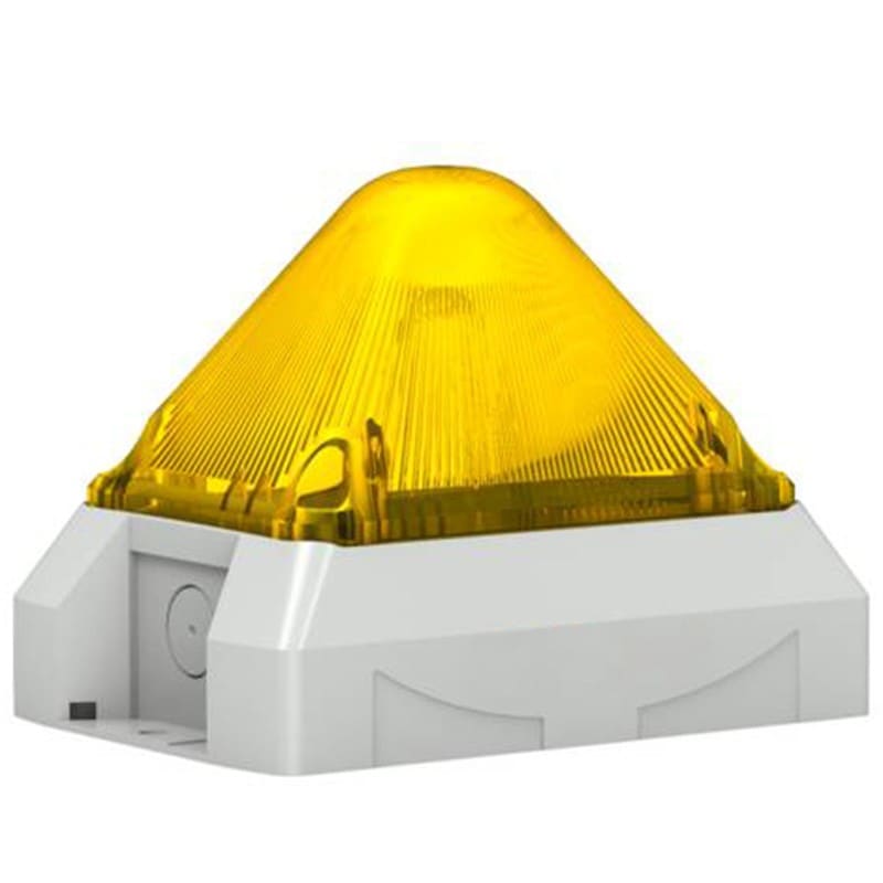 Aet - Feu LED pyramidal multimode 95-265 Vca / 108-132 Vcc - Jaune