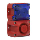 Aet - Combiné 105 dB(A) feu flash 5 J 24Vcc optique Bleu IP66