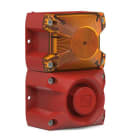 Aet - Combiné 105 dB(A) feu flash 5 J 230Vca optique Orange IP66