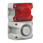 Aet - Combiné 105 dB(A) feu flash 5 J 230Vca optique rouge IP66 - Gris