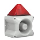 Aet - Combiné sirène 117 dB feu flash 10J 115Vca optique Rouge IP66