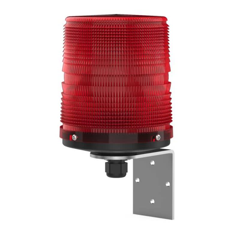 Aet - Feu LED multimodes équerre 230Vcc/ca optique Rouge IP55