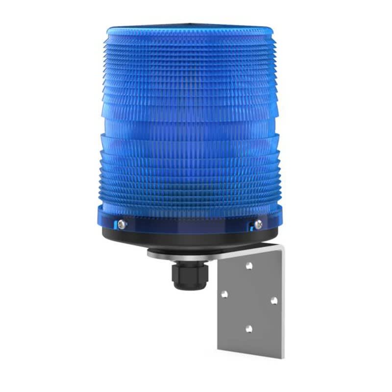 Aet - Feu LED multimodes équerre 230Vcc/ca optique Bleu IP55