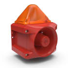 Aet - Combiné sirène 116 dB feu flash 5J 230Vca optique Orange IP66